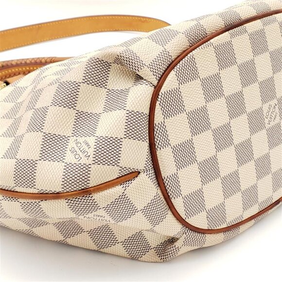 Louis Vuitton Riviera PM Beige Damier Azur Shoulder Bag 588-102425 - Picture 12 of 16